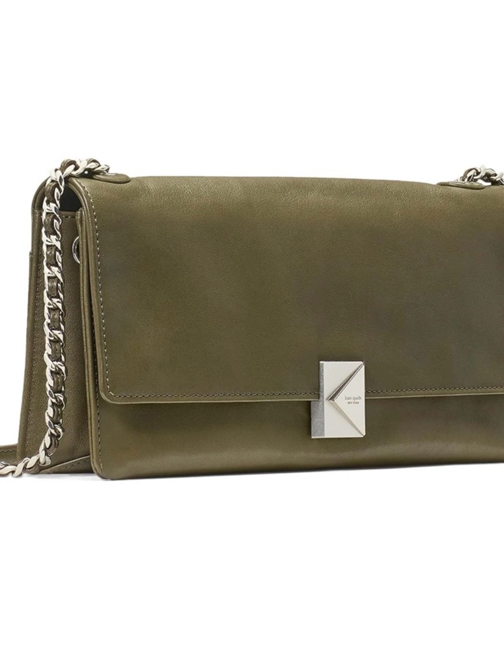 Woman's Handbags Kate Spade New York Deco Fine Grain Leather Soft Shoulder Bag